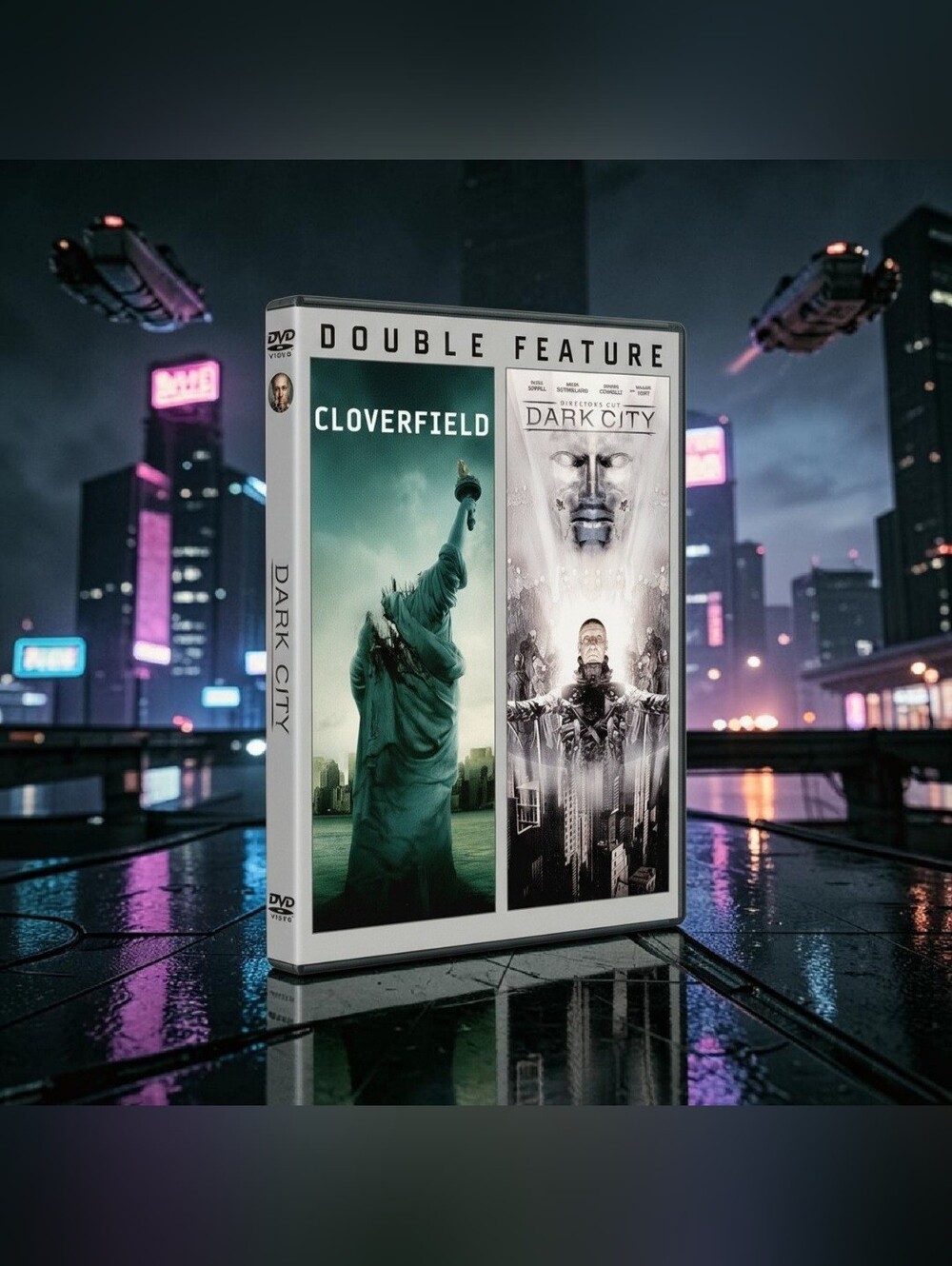 Cloverfield/Dark City (DVD, 2013)Sci-Fi Double Features 2-Disc Set Directors Cut